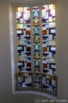 Glas in lood in het trappenhuis.
<br/>
Gert-Jan Lobbes, 2016